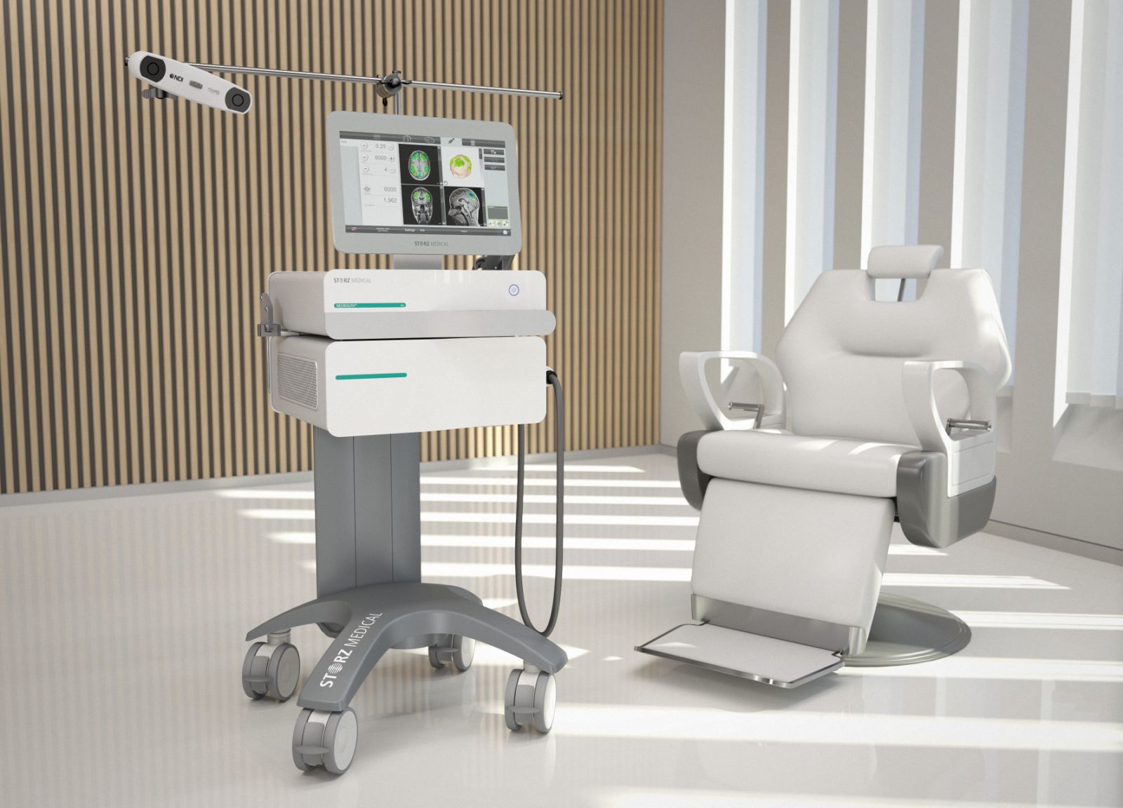Medical professionals reviewing diagnostic imaging in a hospital